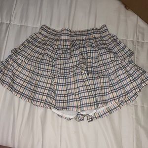 Aerie plaid skirt
